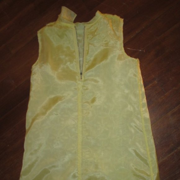 Vintage 60s/70s little girl Shift 2 layer shift dress groovy retro handmade - Picture 8 of 11